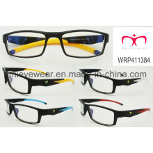 Nova moda plástico óculos Eyewearframe quadro óptico (wrp411384)